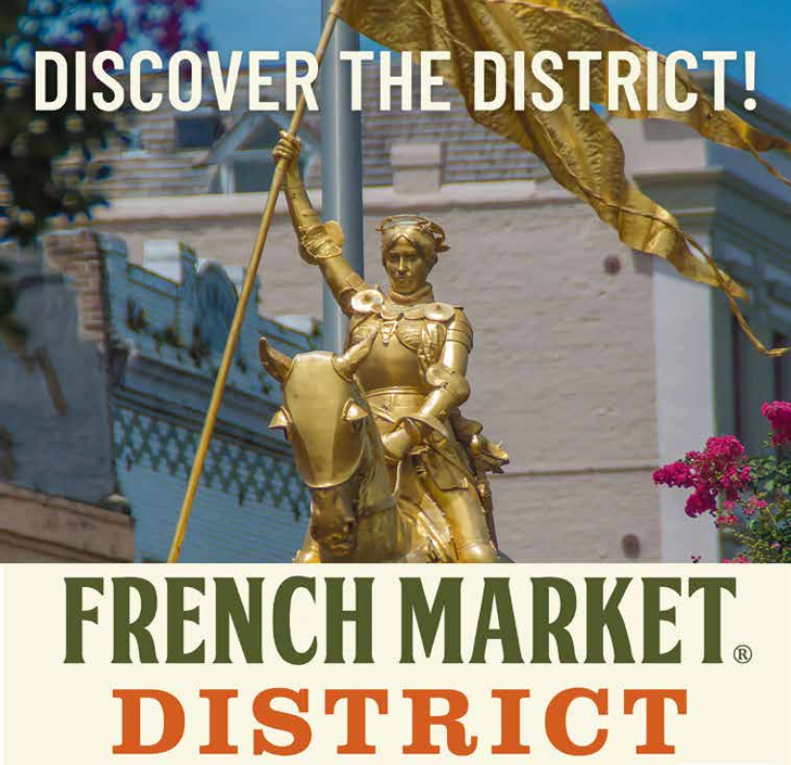 French Market district shopping in New Orleans La